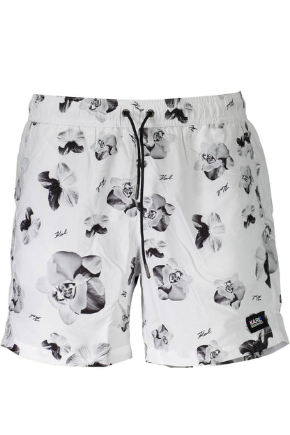 KARL LAGERFELD BEACHWEAR Herren Badehose Hose Bademode, mit Schnürverschluss