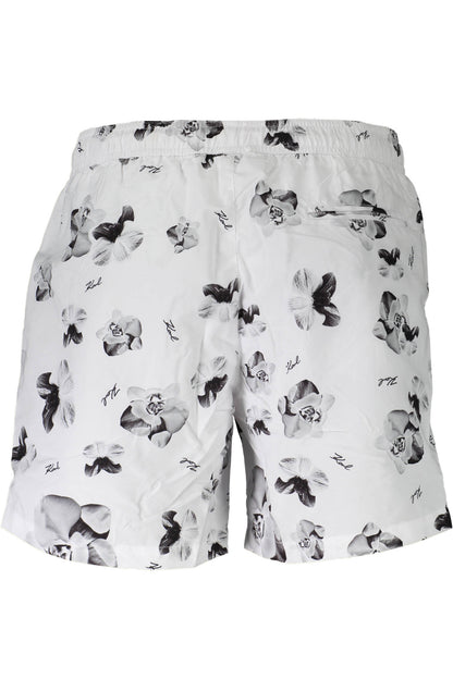 KARL LAGERFELD BEACHWEAR Herren Badehose Hose Bademode, mit Schnürverschluss
