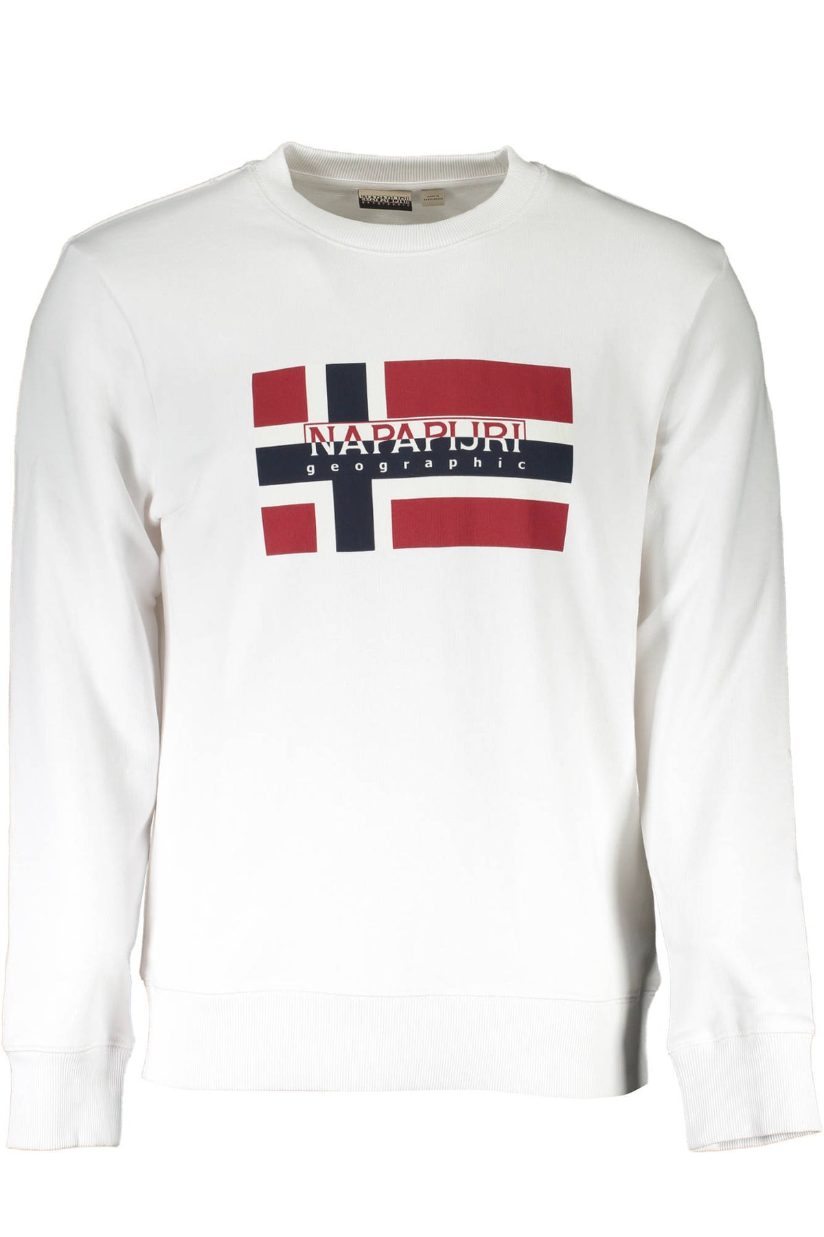 NAPAPIJRI Herren Pullover Sweatshirt mit Rundhalsausschnitt und Print