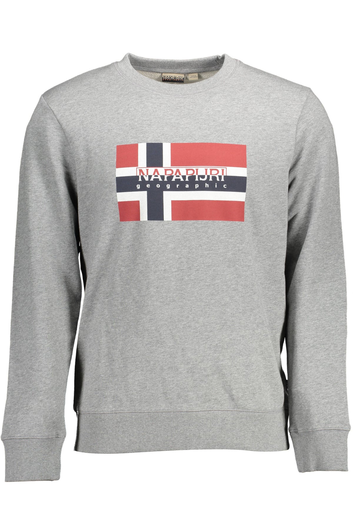 NAPAPIJRI Herren Pullover Sweatshirt mit Rundhalsausschnitt und Print