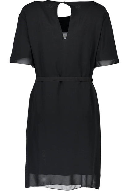 LOVE MOSCHINO Damen Kleid kurzes Sommerkleid Freizeitkleid Tunika mit Rundhalsausschnitt, Kurzarm