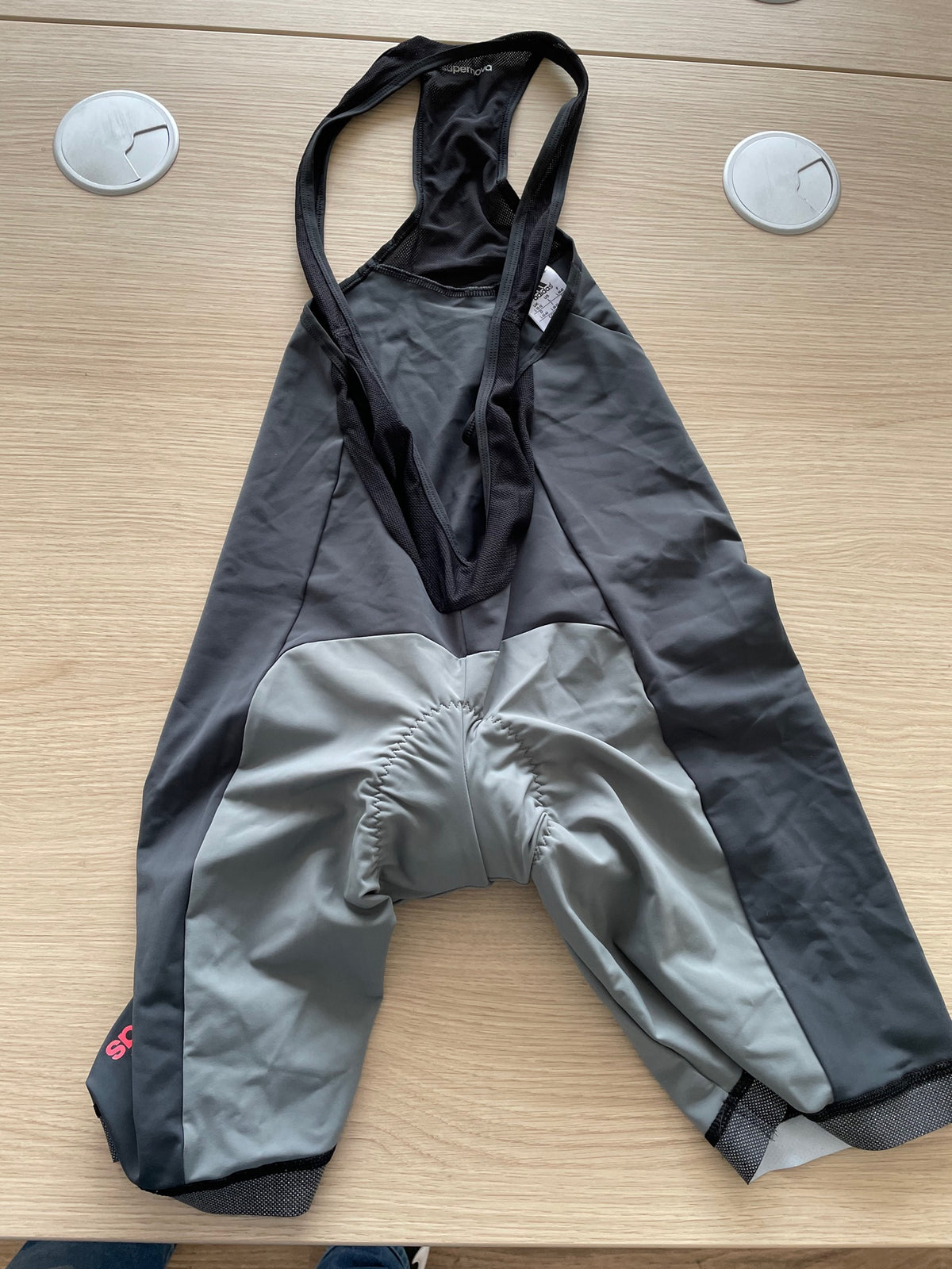 adidas Supernova Bibshort Women Radsporthose Trägerhose FORMOTION grau, S05541