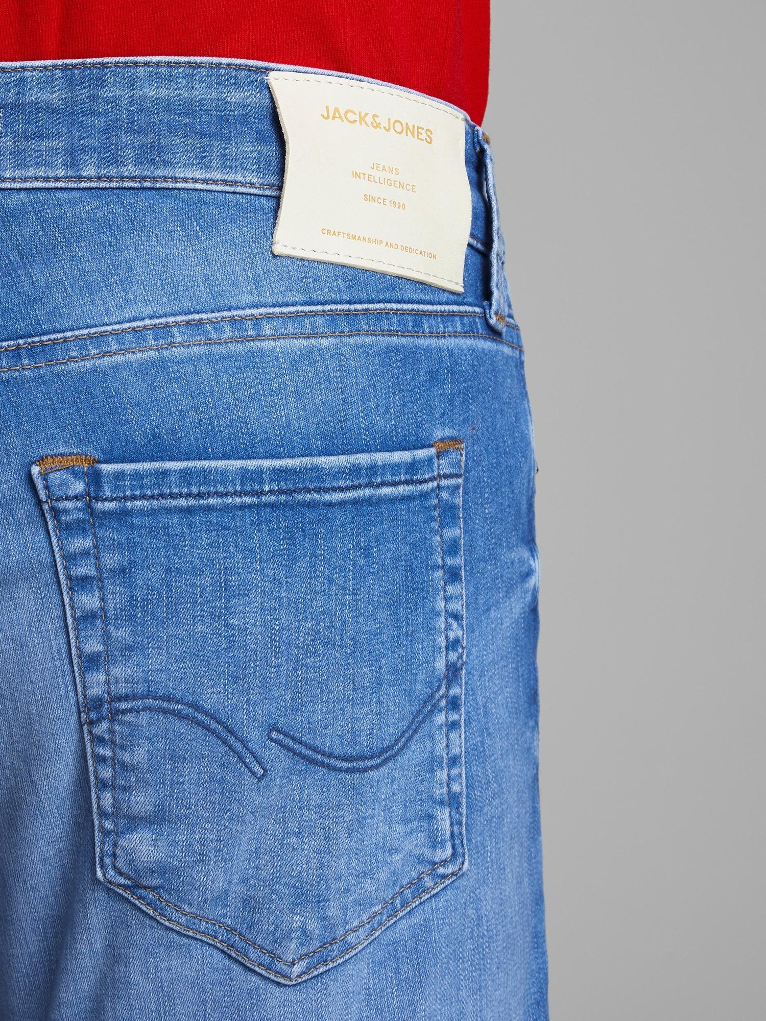 Jack &amp; Jones NOS Herren Slim Jeans JJIGLENN JJICON, Blau (Blue Denim)