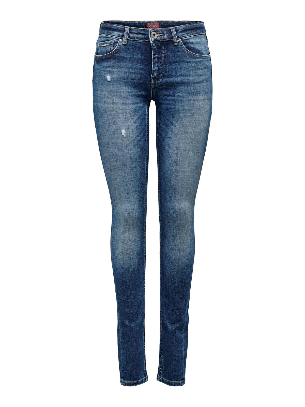 ONLY Damen Skinny Jeans ONLCARMEN, blau