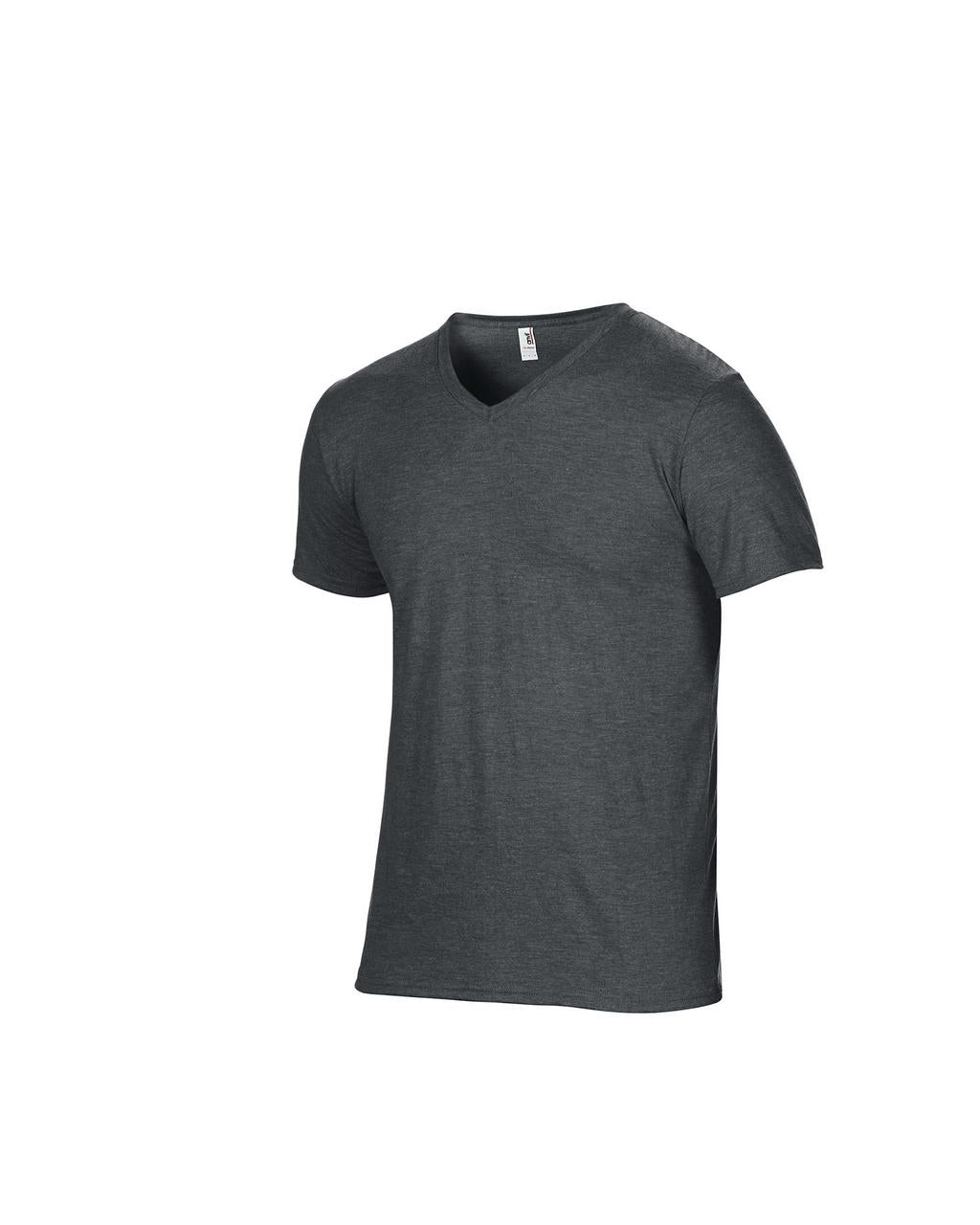 Anvil Herren T-Shirt Kurzarm V-Neck V-Ausschnitt Basic Shirt