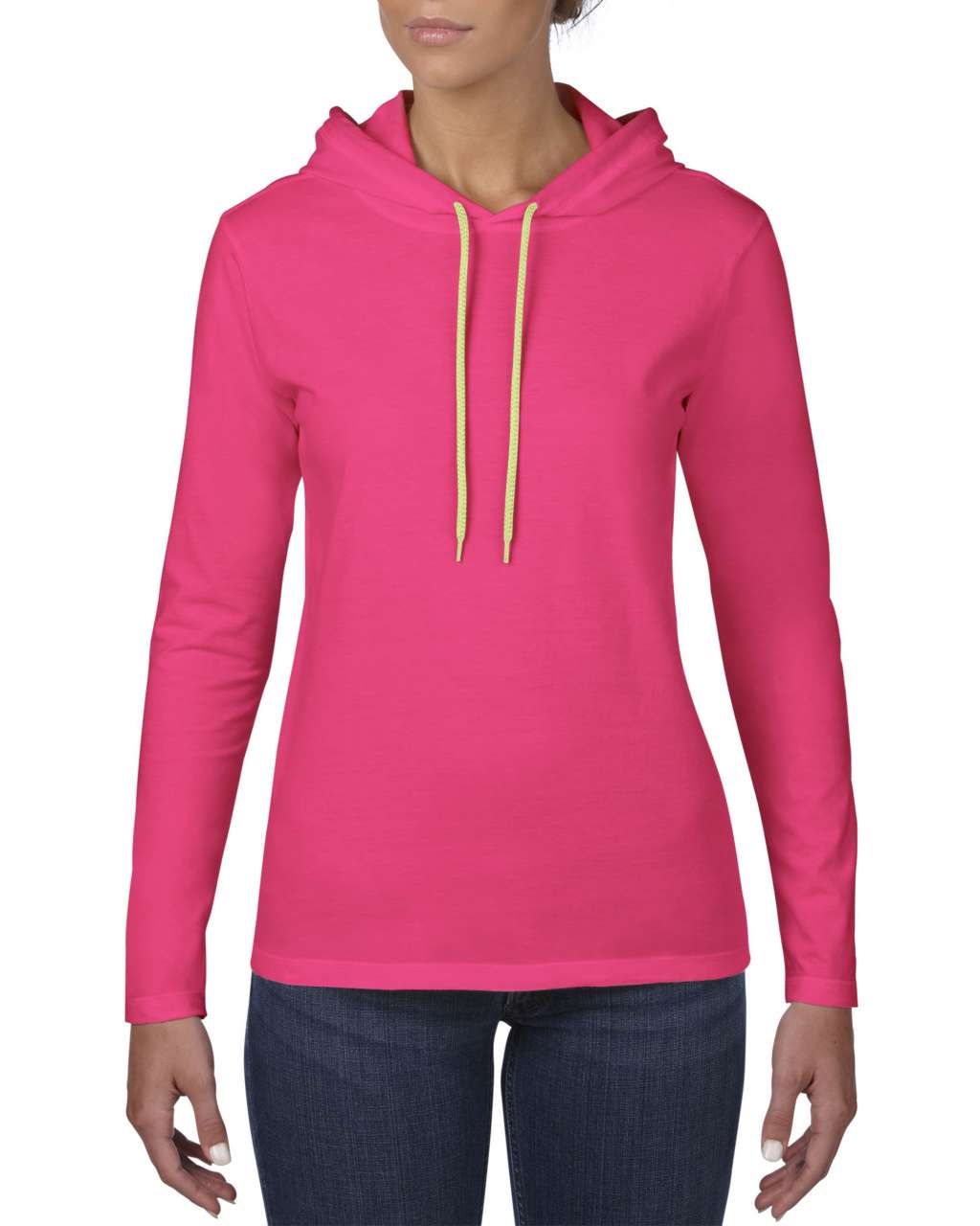 Anvil Damen Hoodie Hooded Sweat Kapuzenpullover Pullover Sweatshirt