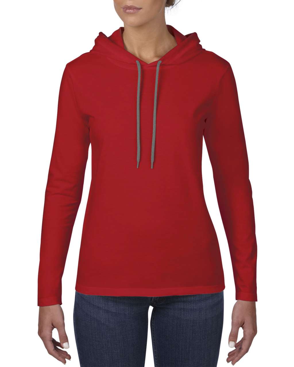 Anvil Damen Hoodie Hooded Sweat Kapuzenpullover Pullover Sweatshirt