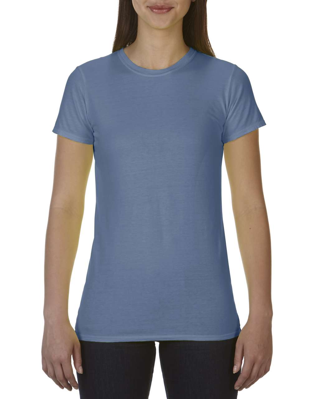 Comfort Colors Damen T-Shirt Oberteil Frauen Kurzarm Tshirt Rundhals