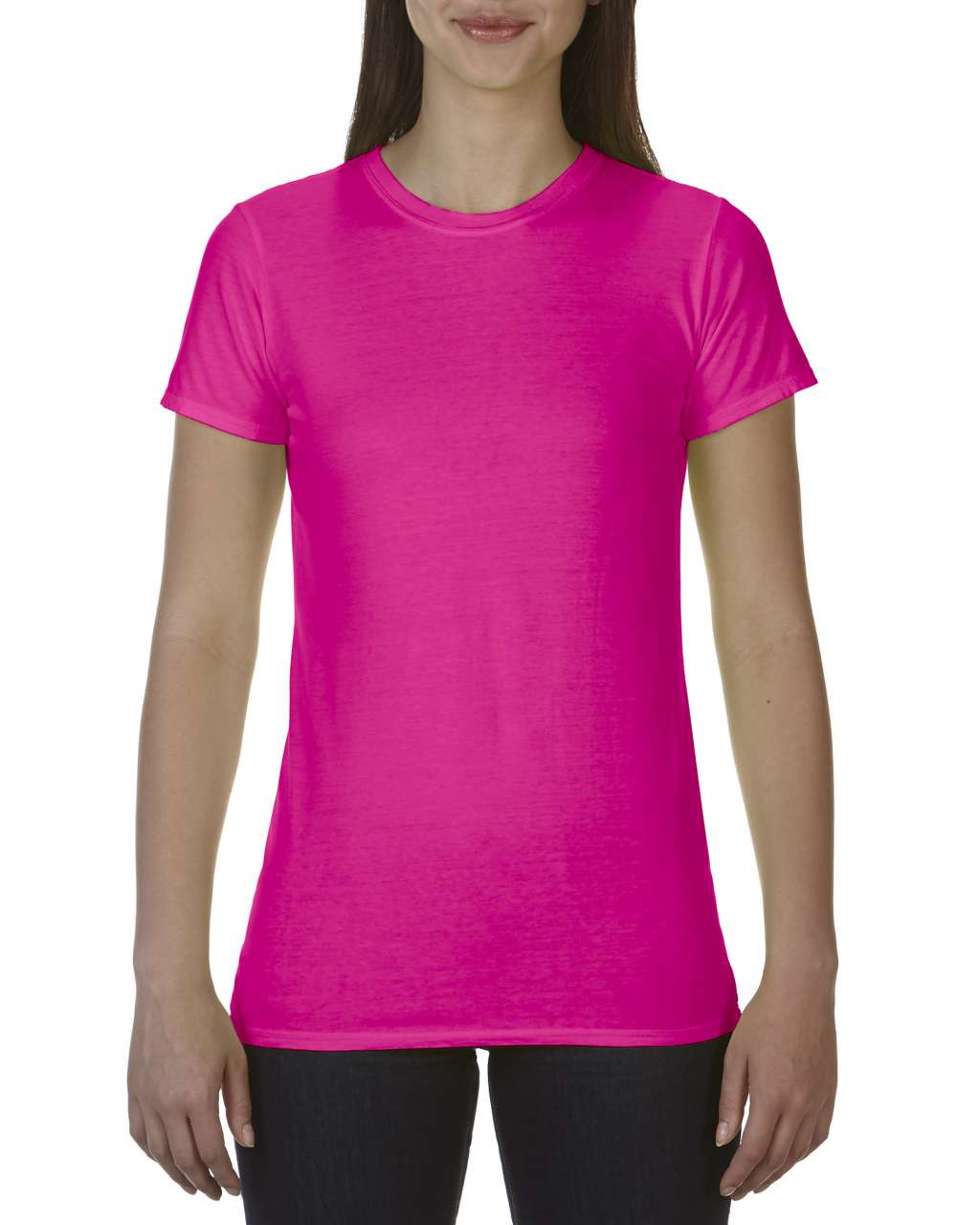 Comfort Colors Damen T-Shirt Oberteil Frauen Kurzarm Tshirt Rundhals