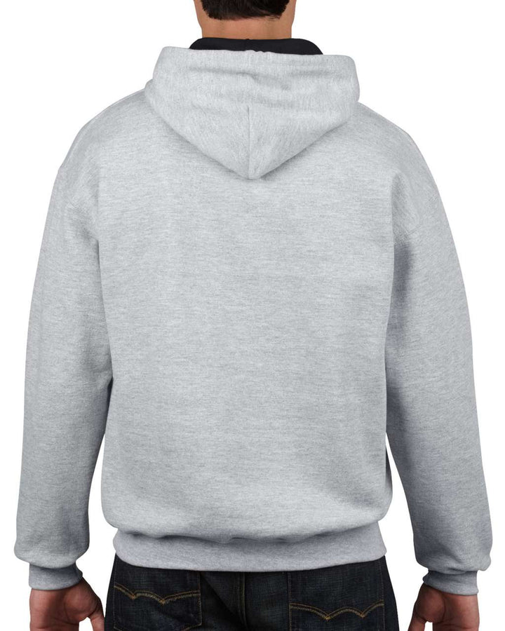 Gildan Herren Kapuzenpullover Hoodie Adult Contrast Sweatshirt