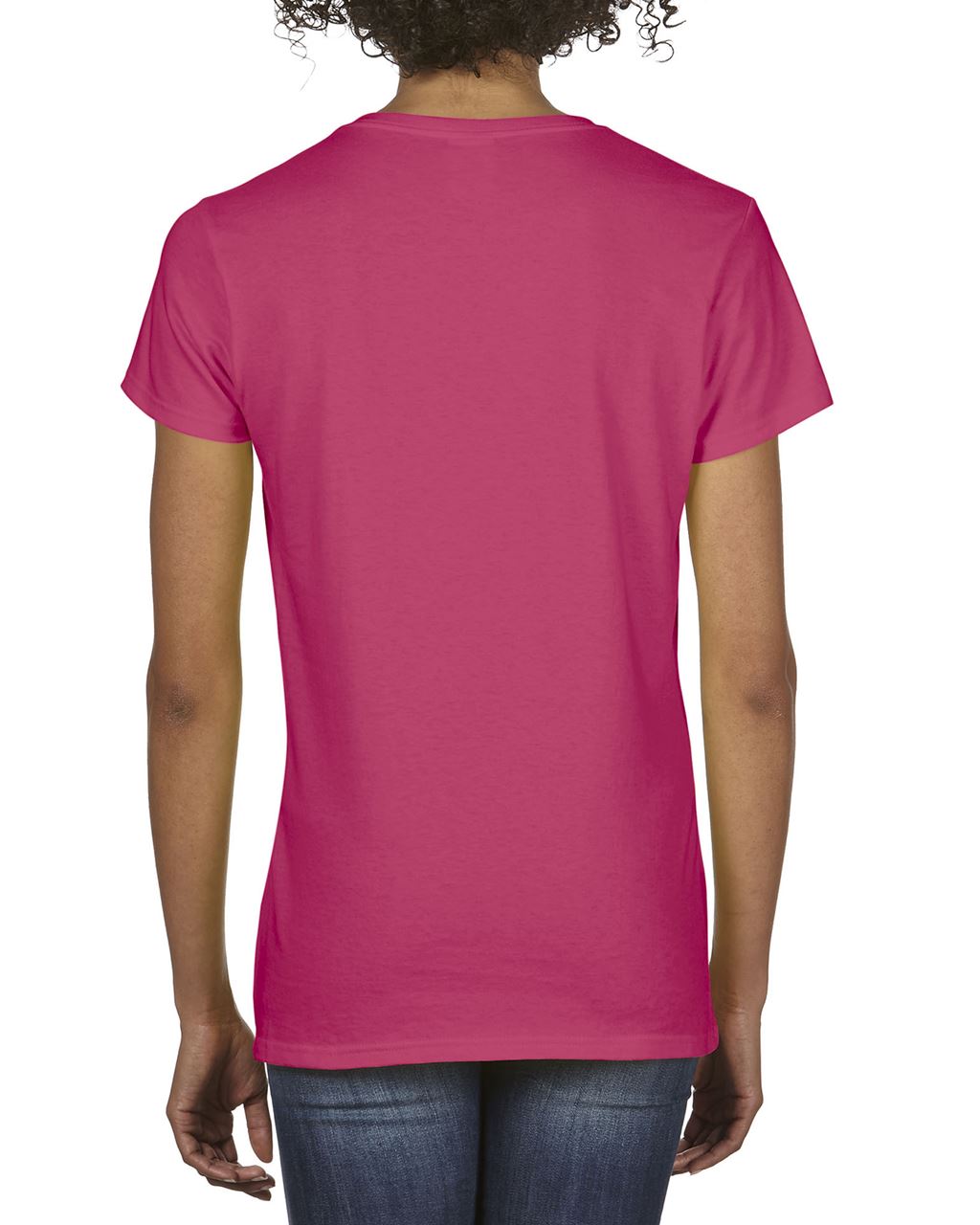 Gildan Damen T-Shirt V-Neck Shirt V-Ausschnitt Baumwolle Oberteil