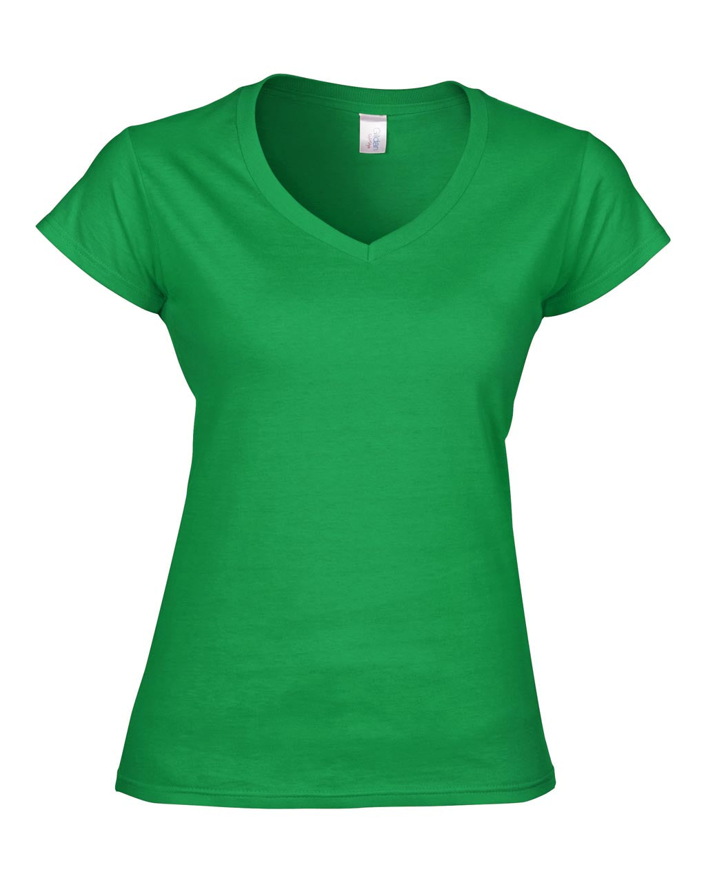 Gildan Damen T-Shirt V-Neck V-Ausschnitt Baumwolle Shirts Lady Fit