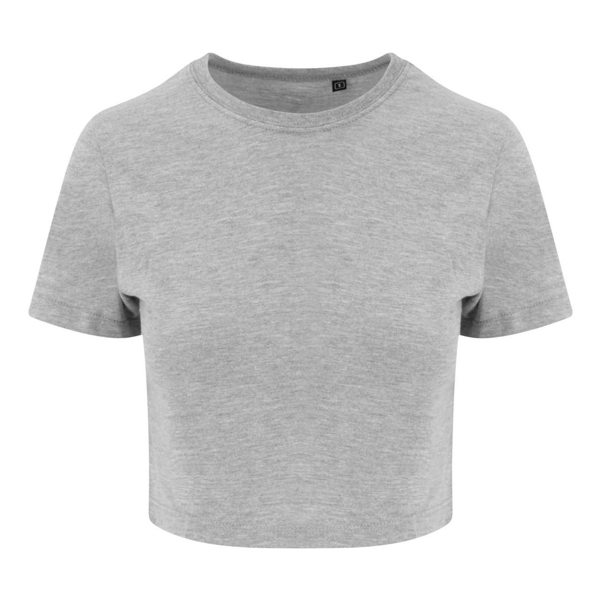 Just Ts Damen Cropped T-Shirt Shirt Slim Fit Baumwolle Oberteil