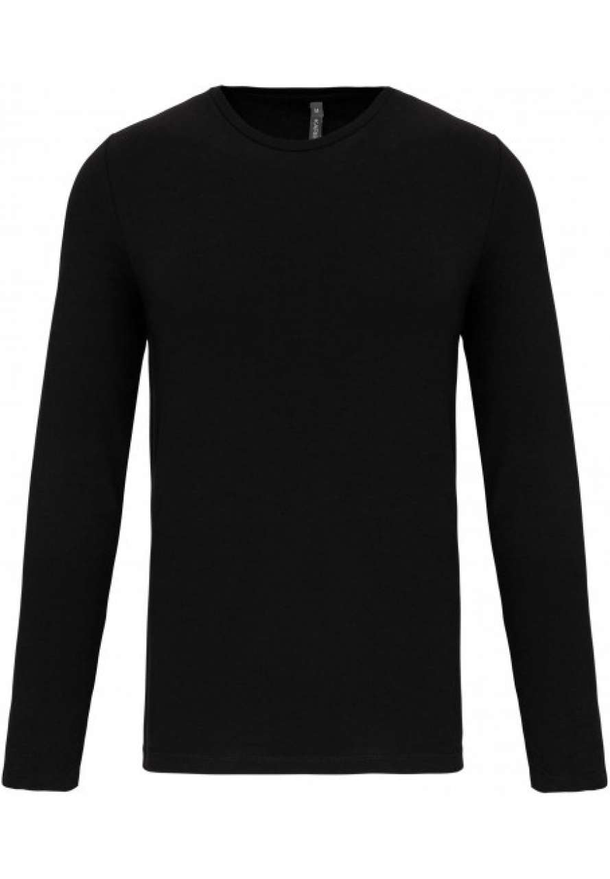 Kariban Herren Langarmshirt Longsleeve T-Shirt Sweatshirt Rundhals