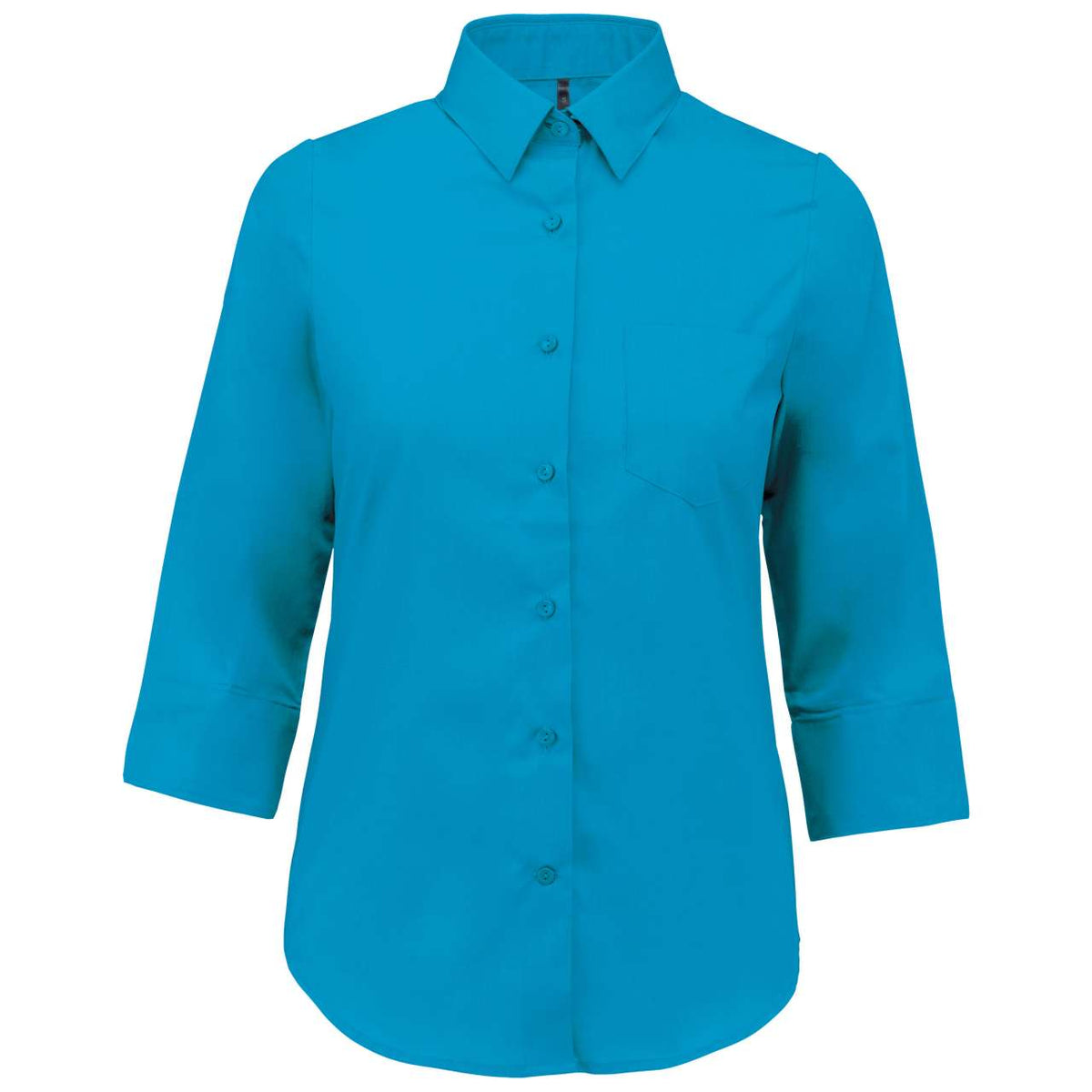 Kariban Damen 3/4 Arm Bluse Business Hemdbluse Hemd Shirt Arbeitsbluse