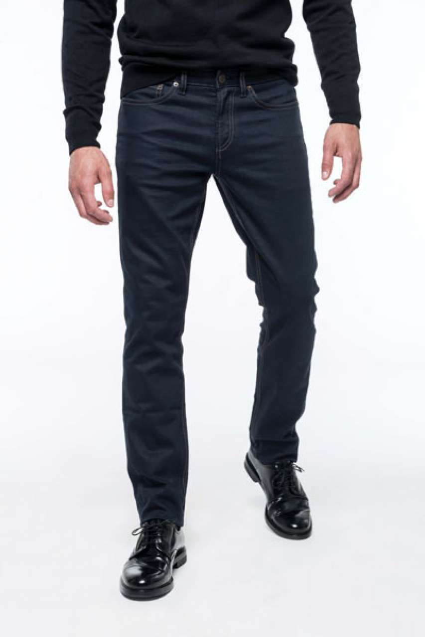 Kariban Herren Jeans Hose Basic Stretch Jeanshose Regular Fit