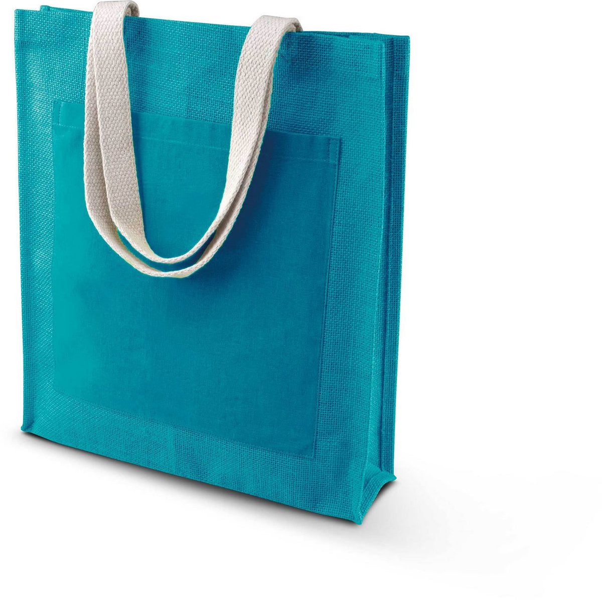 Kimood Shopper Bag Jute Einkaufstasche Tragetasche Midi Strandtasche