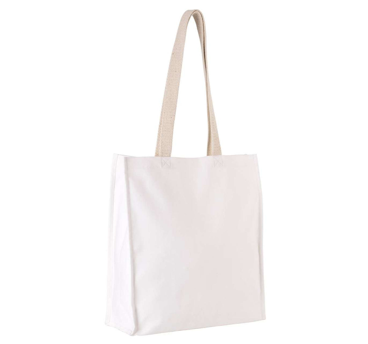Kimood Tragetasche Bag Jute Canvas Shopper Classic Beutel Baumwolle