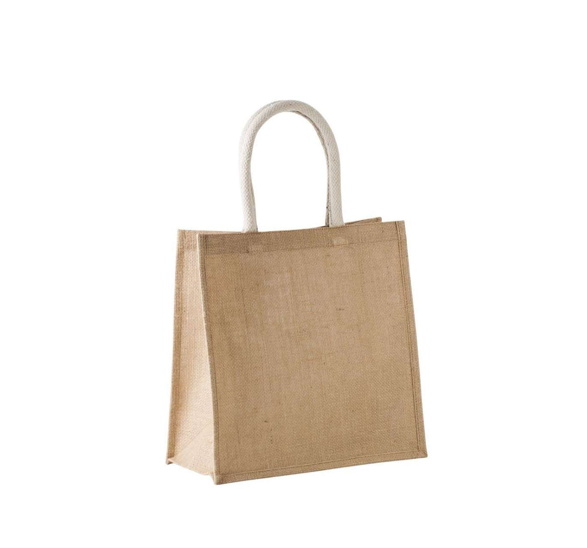 Kimood Tote Bag Baumwolle Tasche Jute Groß Tragetasche Griffe Canvas
