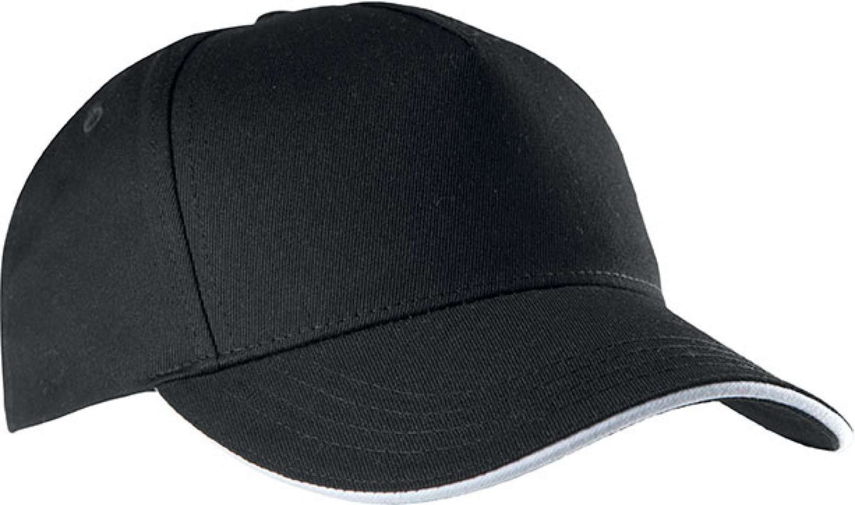 K-Up Unisex Kappe Sandwich Peak Cap Panel Cap Basecap Schirm Mütze