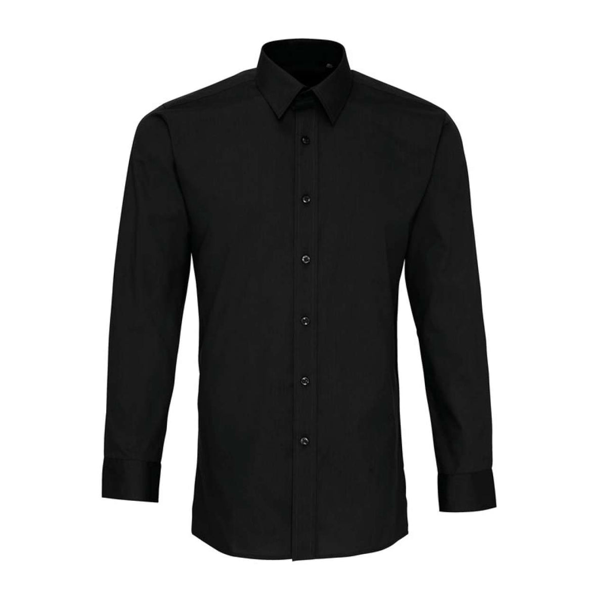 Premier Herren Hemd Shirt Longsleeve Poplin Baumwolle Freizeithemd