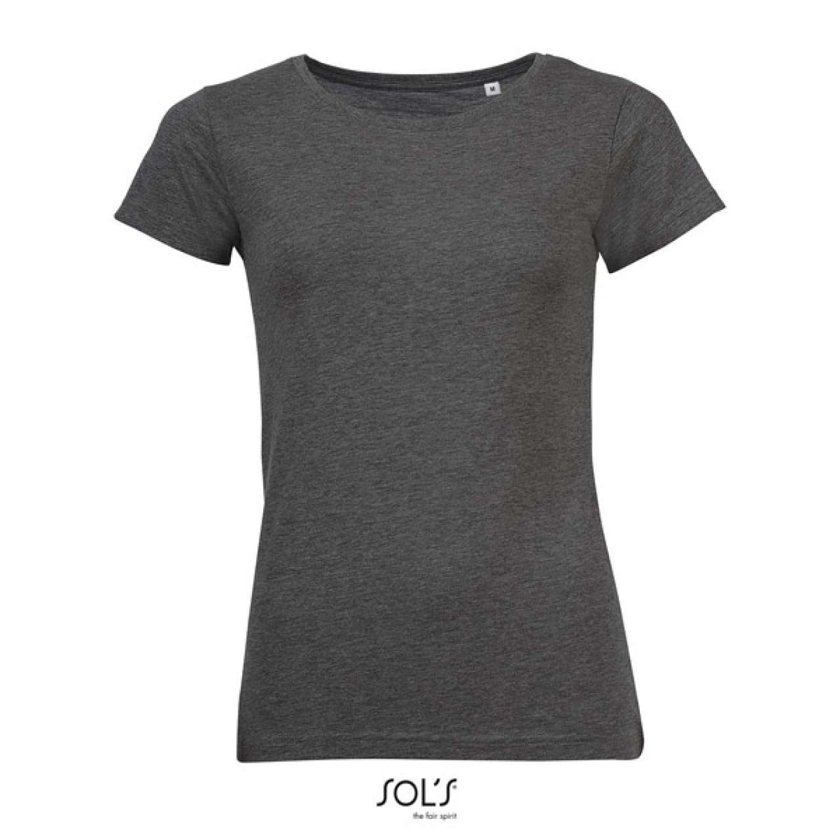 SOL'S Damen T-Shirt Oberteil Kurzarm Baumwolle Lady Fit Slim Shirt