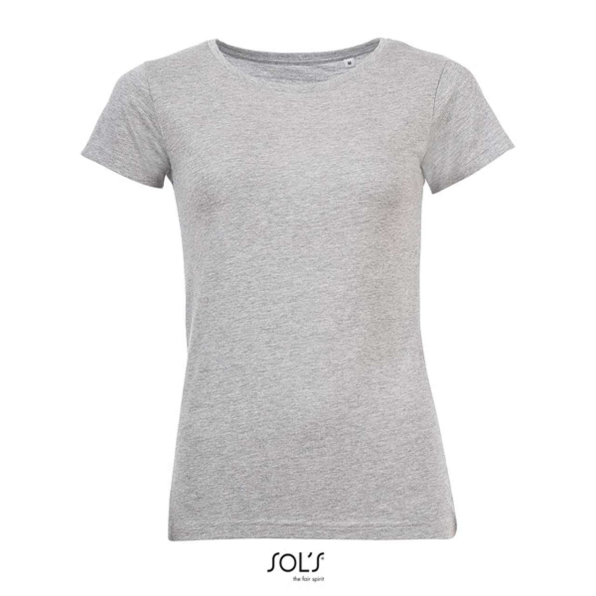 SOL'S Damen T-Shirt Oberteil Kurzarm Baumwolle Lady Fit Slim Shirt