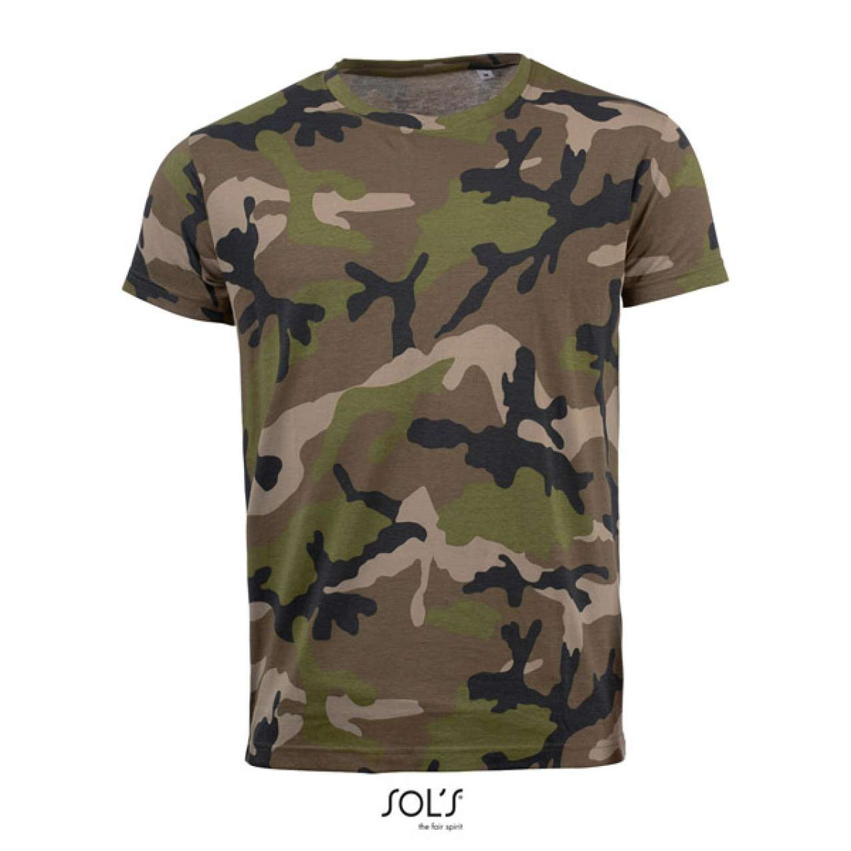 SOL'S Herren Camouflage T-Shirt Army Tarn Shirt Tarnshirt Camo
