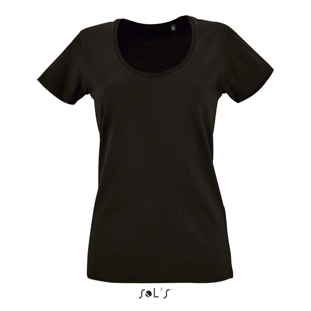 SOL'S Damen T-Shirt Round Neck Low Cut Kurzarm Einfarbig U-Ausschnitt