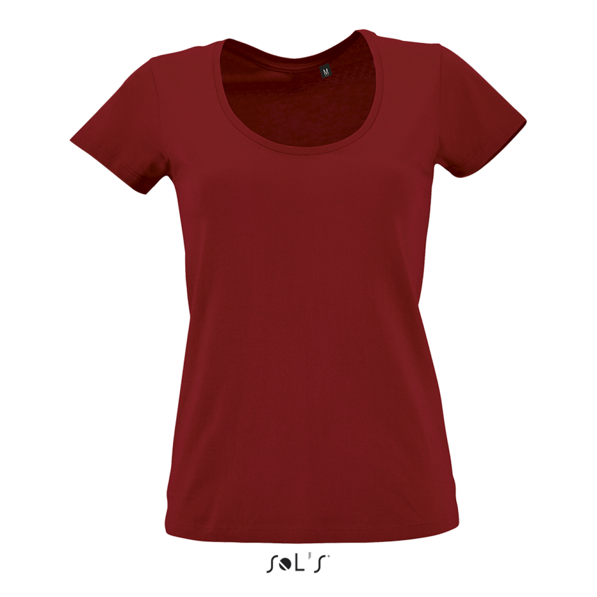 SOL'S Damen T-Shirt Round Neck Low Cut Kurzarm Einfarbig U-Ausschnitt