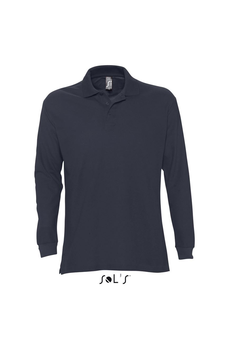 SOL'S Herren Polo-Shirt Langarmshirt Poloshirt Langarm Hemd Longsleeve