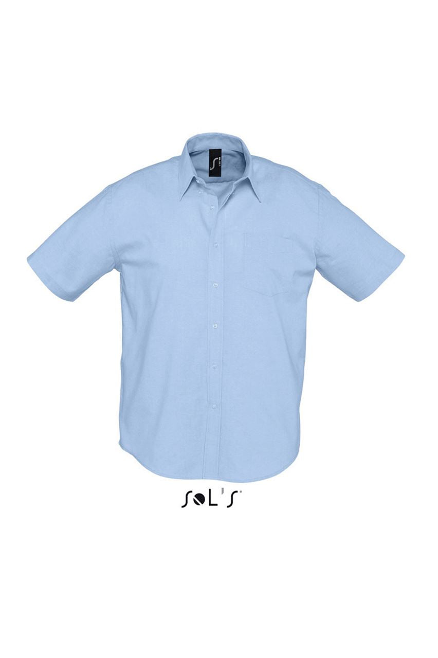 SOL'S Herren Hemd Kurzarm Oxford Oberhemd Shirt Classic Fit Business