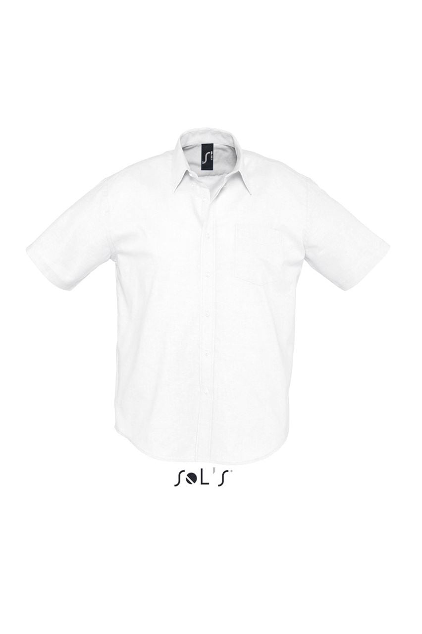 SOL'S Herren Hemd Kurzarm Oxford Oberhemd Shirt Classic Fit Business